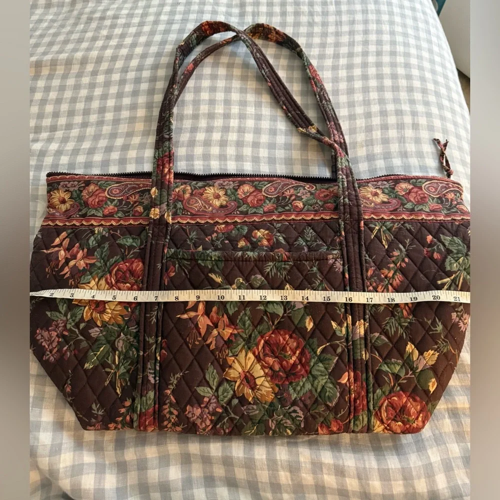 1993 Vintage Vera Bradley LARGE tote in pattern “Wildwood” Rare - Picture 1 of 14